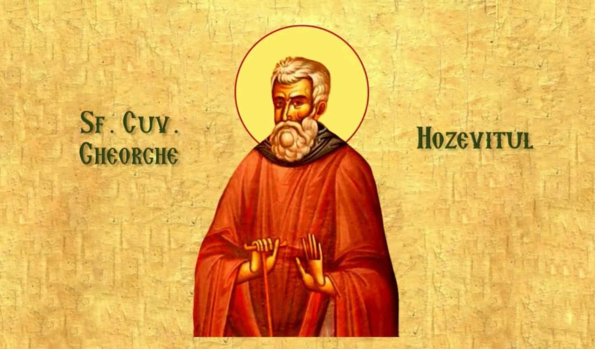 Calendar ortodox 2026: Zi de sărbătoare pentru credincioșii din Botoșani – Sfântul Gheorghe Hozevitul