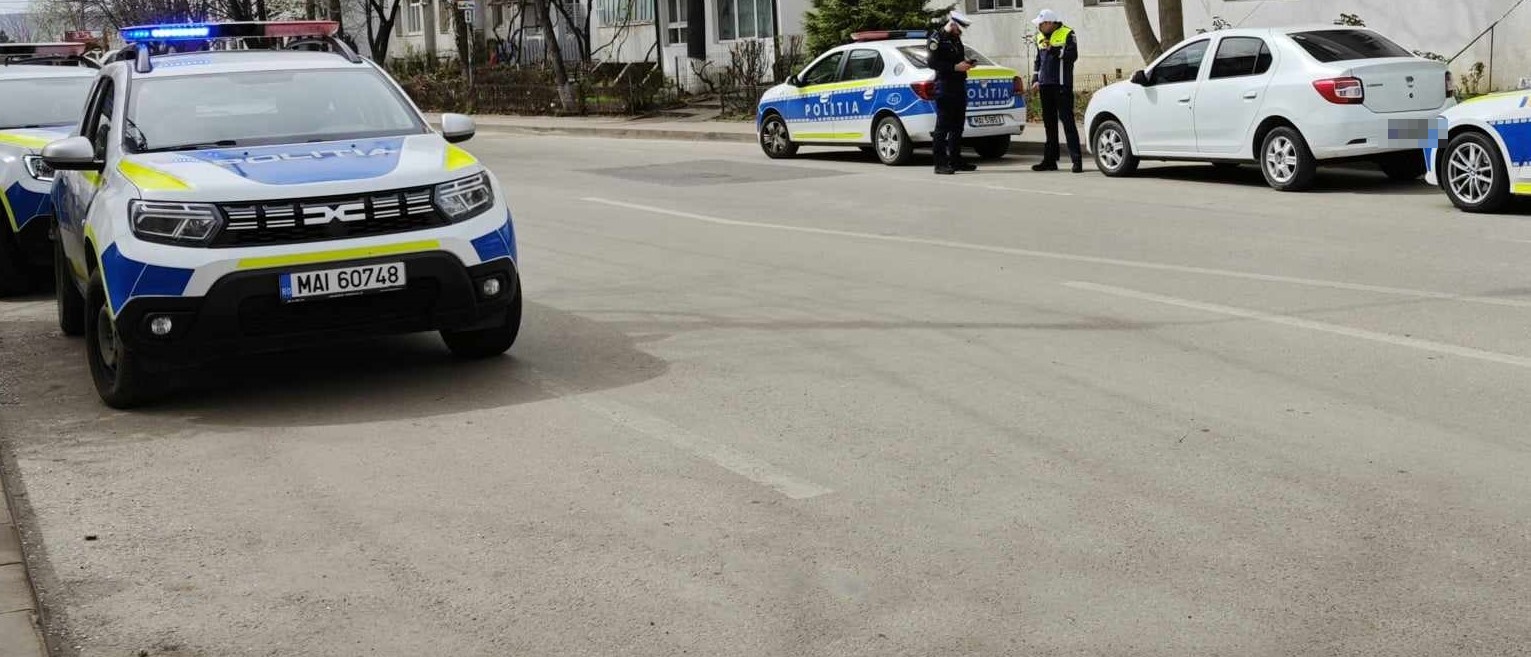 „Blitz” cu Poliția pe străzile botoșănene, zeci de șoferi au picat „în plasă”
