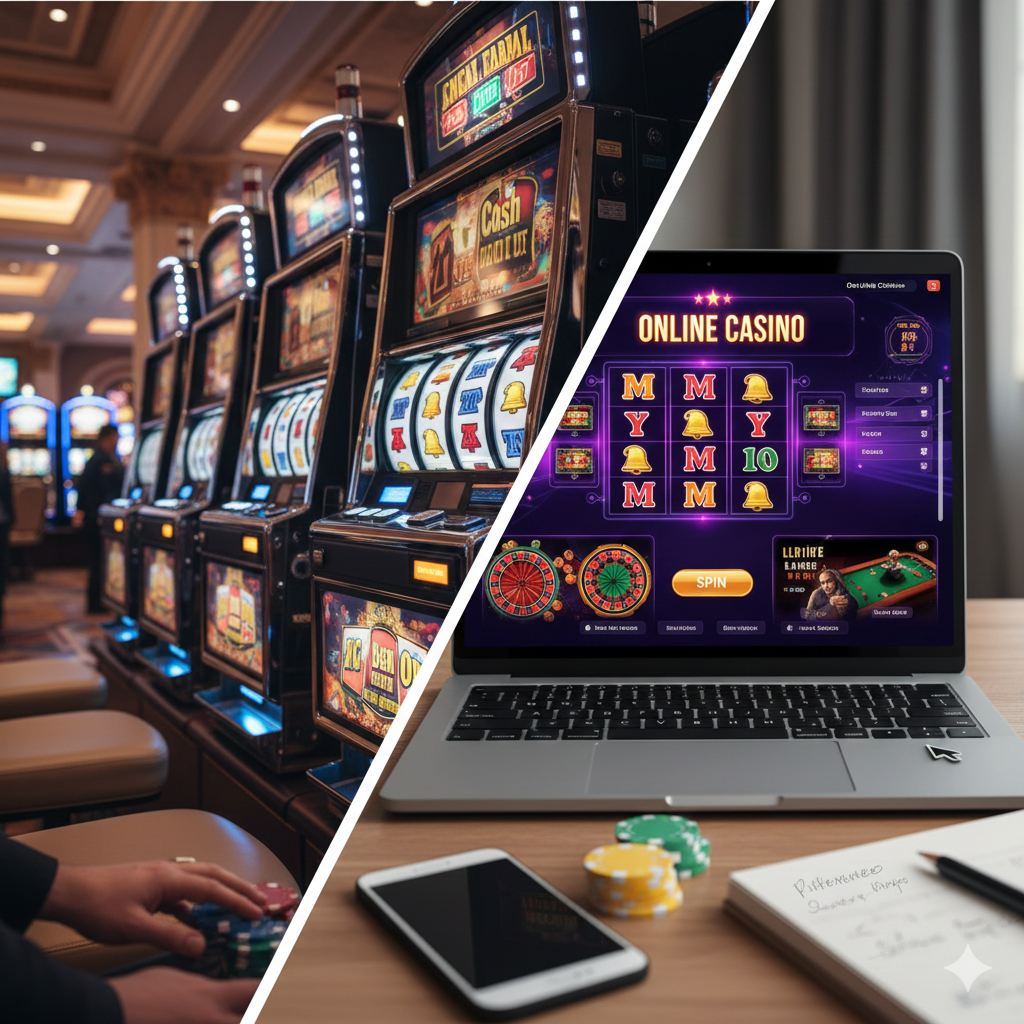 Diferențele dintre cazinourile online și cele tradiționale