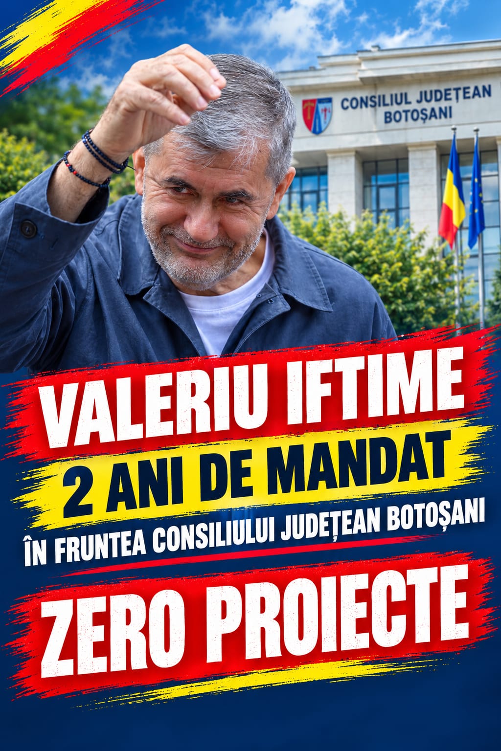 PSD: Valeriu Iftime, președinte CJ Botoșani – doi ani de stagnare și zero responsabilitate. Lucrările de la Depozitul de deșeuri Stăuceni nu au trecut testul recepției