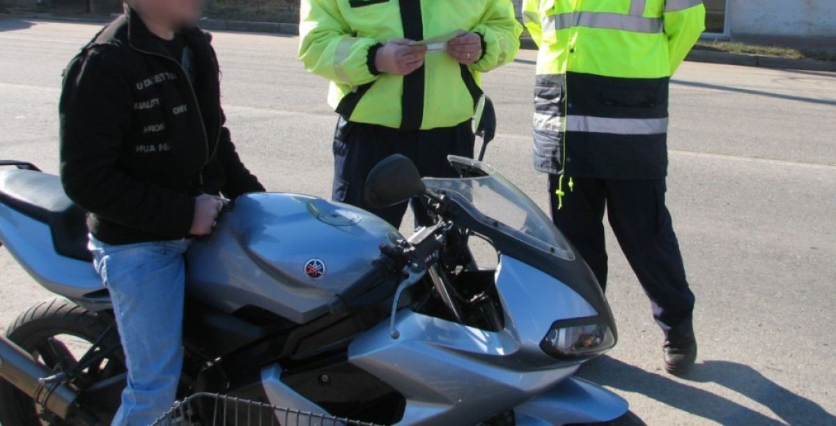 Un tânăr din Botoșani s-a ales cu dosar penal după o tură cu motocicleta