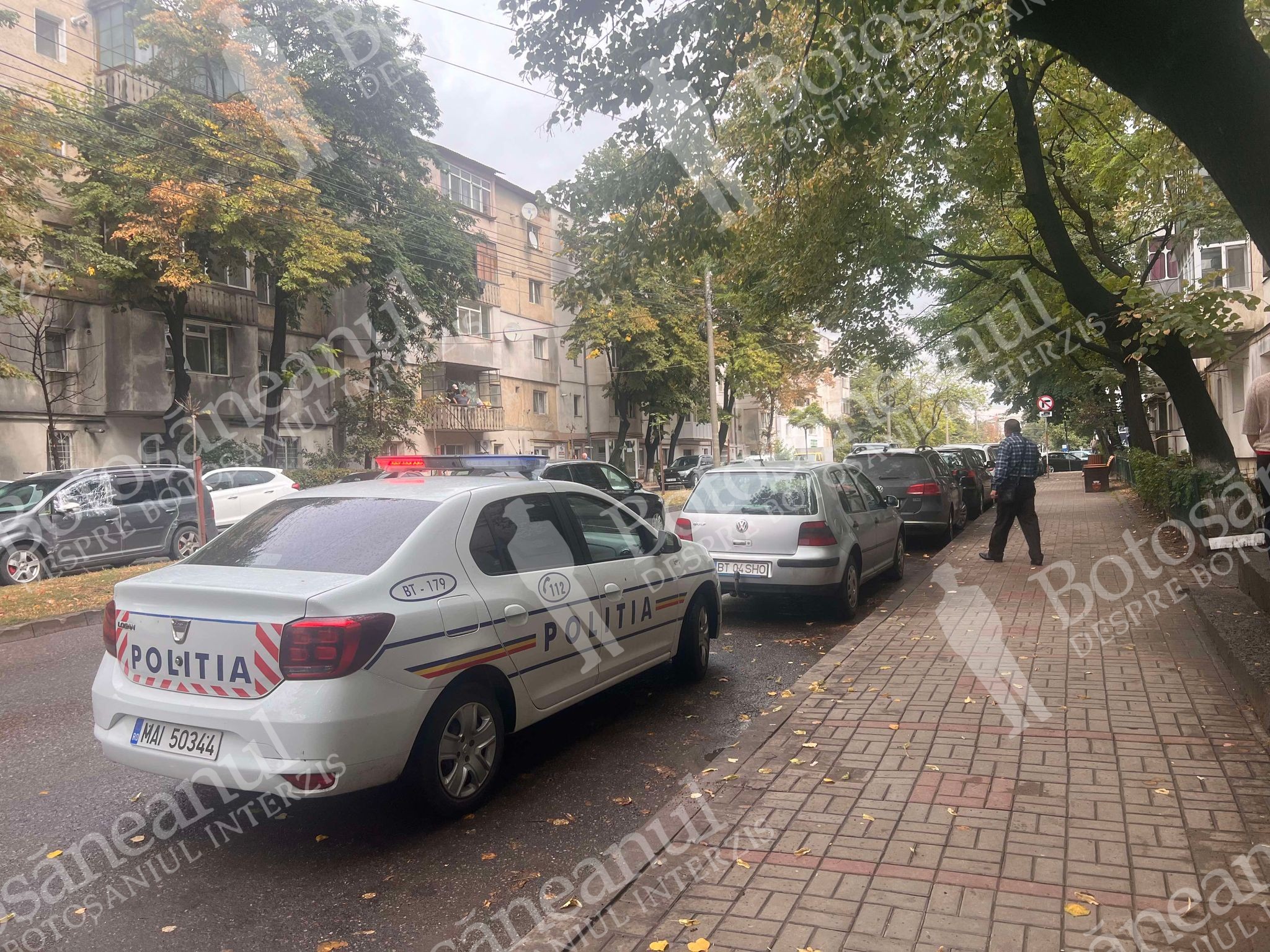 ASTĂZI: Apel la 112 pentru un bărbat care amenința că se aruncă de la etajul 4