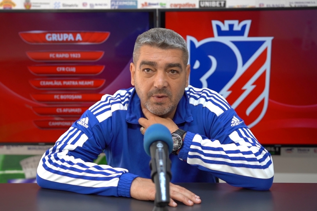 Liviu Ciobotariu înainte de duelul cu Dinamo București: Cu siguranță atmosfera va fi una foarte „fierbinte”