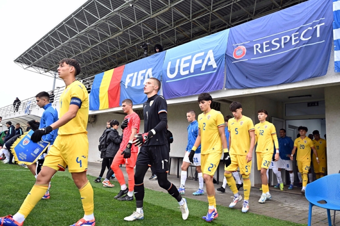 Portarul Alin Ciobanu, integralist în duelul România U17 – Grecia U17