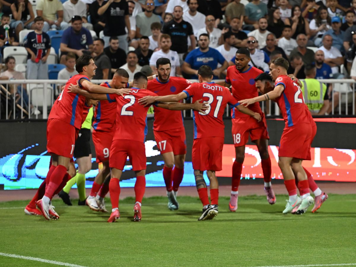 FCSB, calificare în play-off-ul Europa League după victoria cu Drita. Politic, gol spectaculos