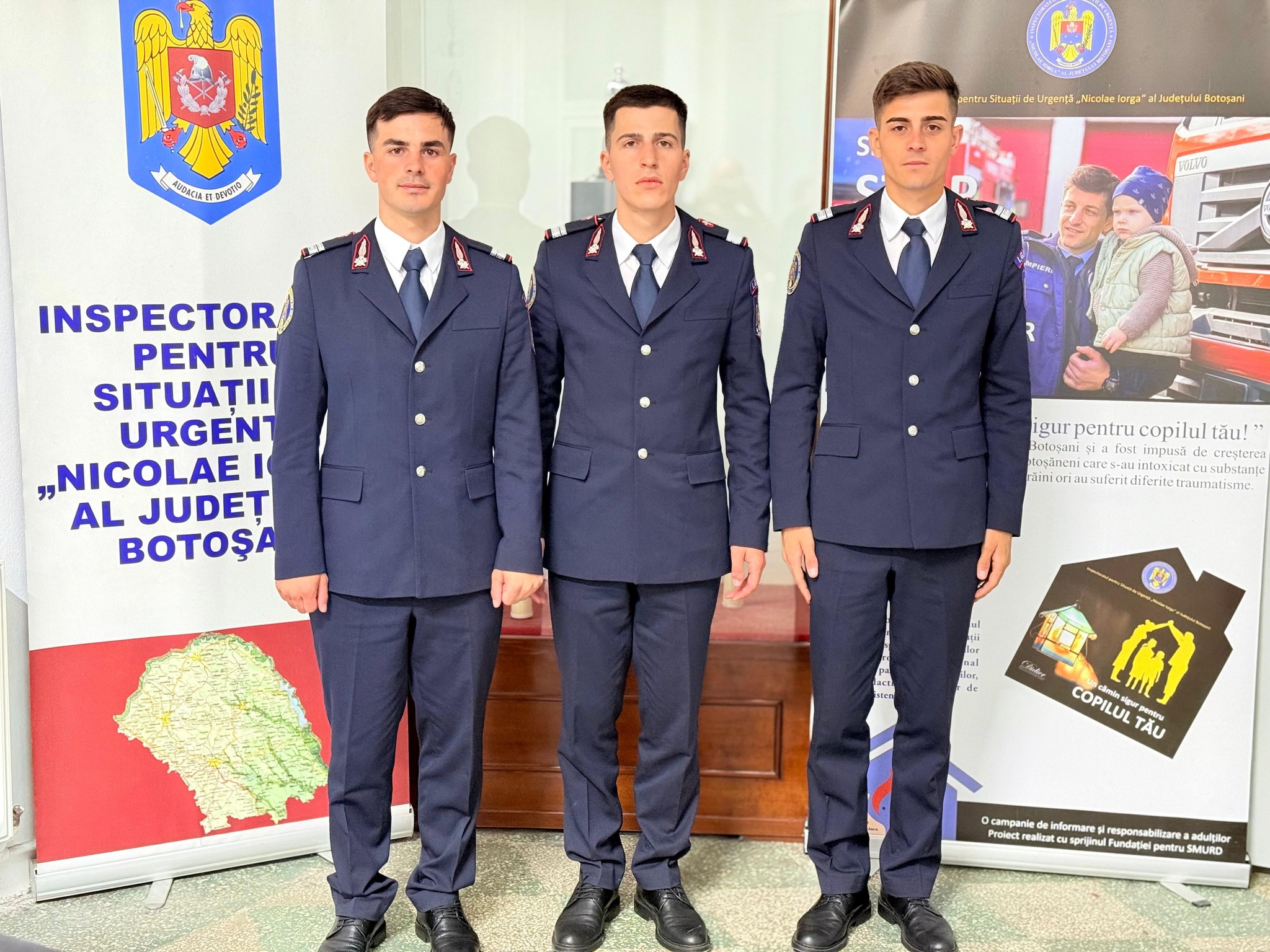 Patru noi pompieri se alătură echipei ISU Botoșani