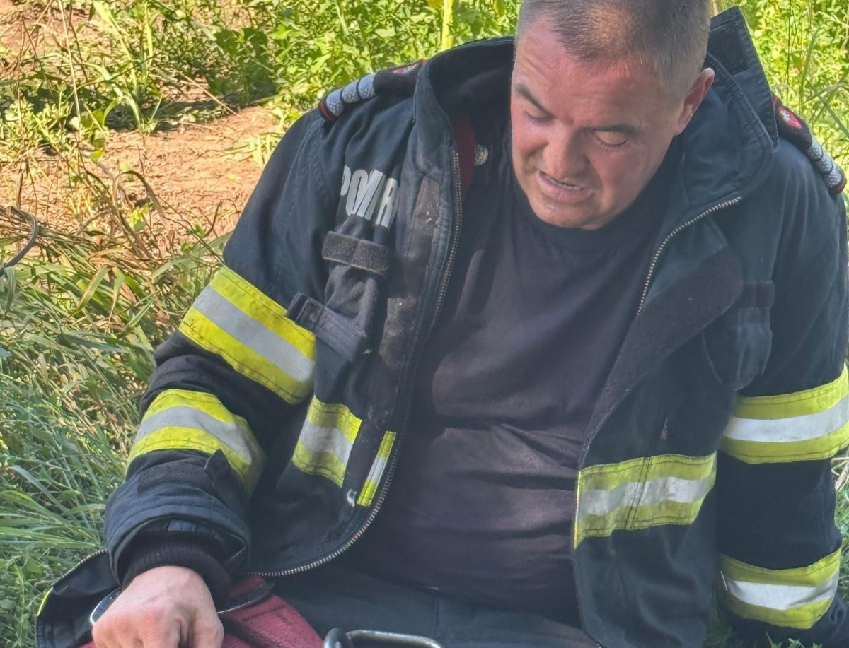 Ei nu cer aplauze, dar le merită: Imaginea unui pompier care spune totul despre curaj