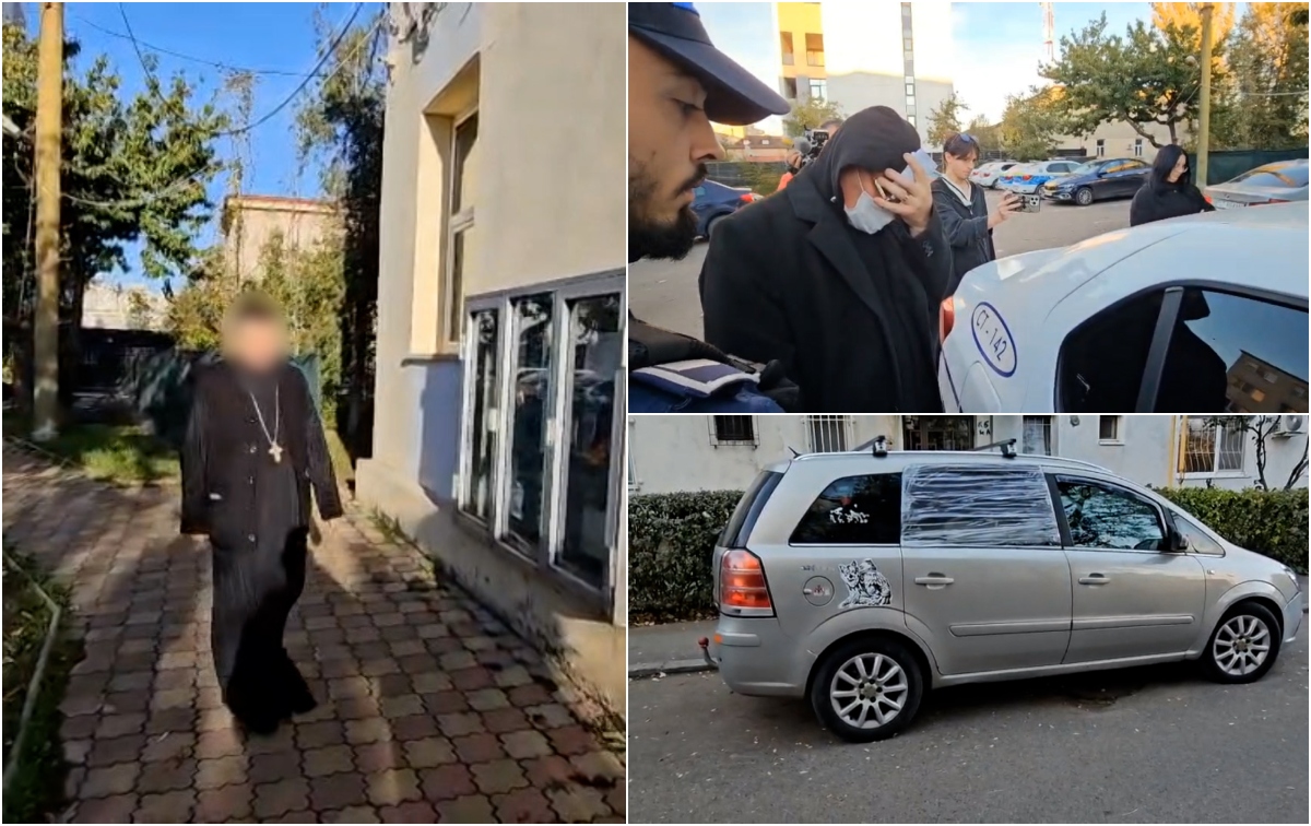 Preot încătușat după un scandal violent în trafic sub privirile șoferilor 