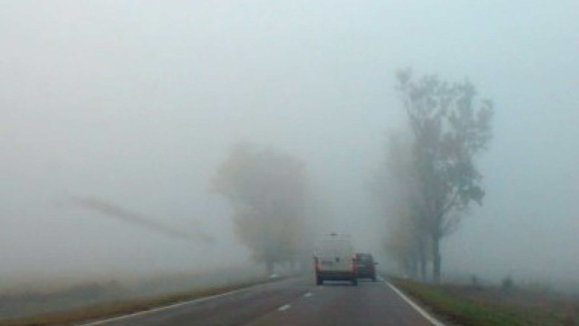 COD GALBEN de ceață pentru mai multe localități din Botoșani