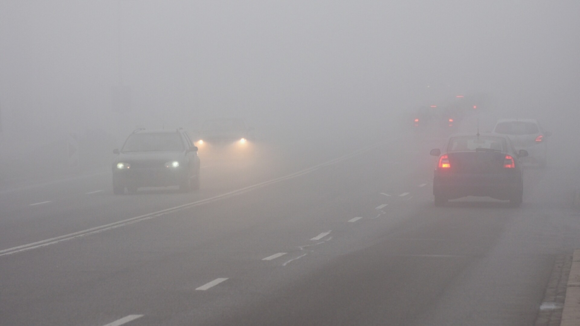 Județul Botoșani, în continuare sub COD GALBEN de ceață