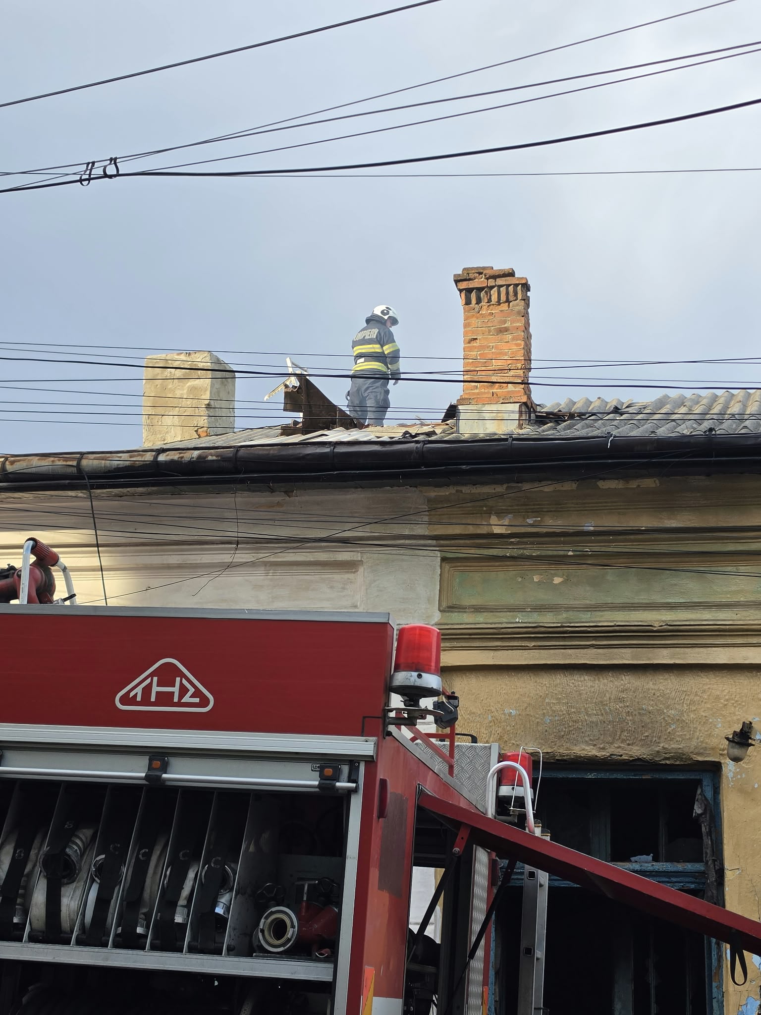 Incendiu la o casă din Centrul Istoric cauzat de un gest aparent banal 