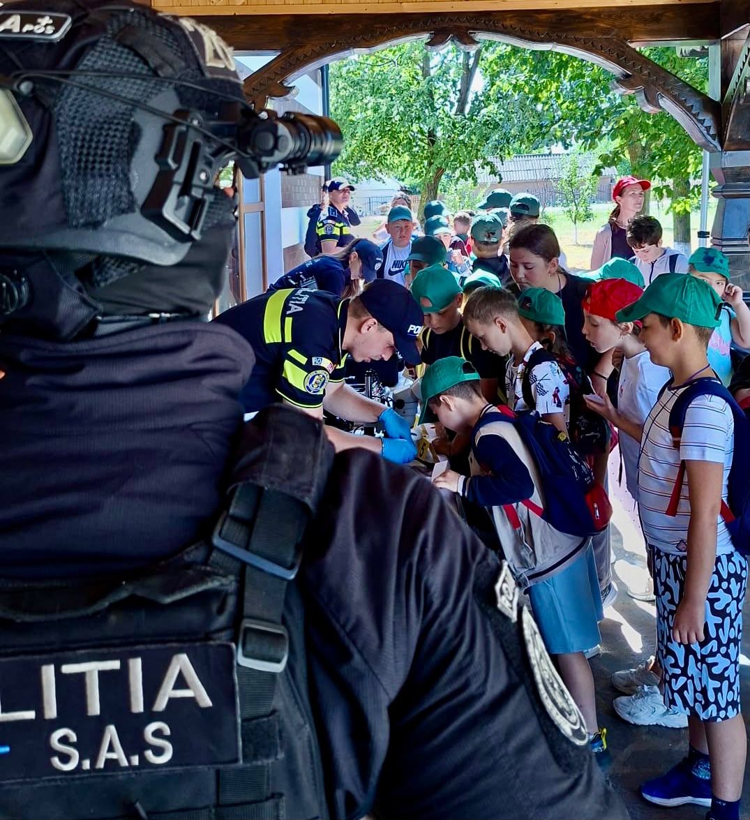 „Micii polițiști”, în misiune la Răuseni 