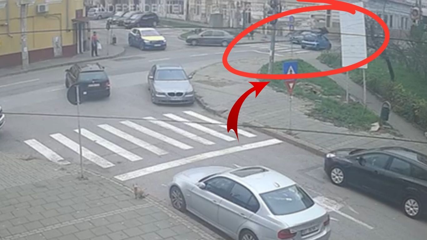 Accident ȘOCANT: Adolescent aruncat în aer de o mașină pe trecerea de pietoni din Centrul Istoric – VIDEO 
