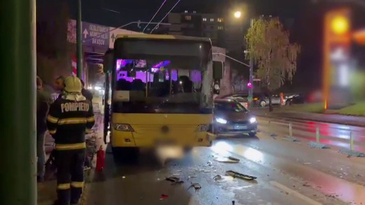 accident autocar ambulanta