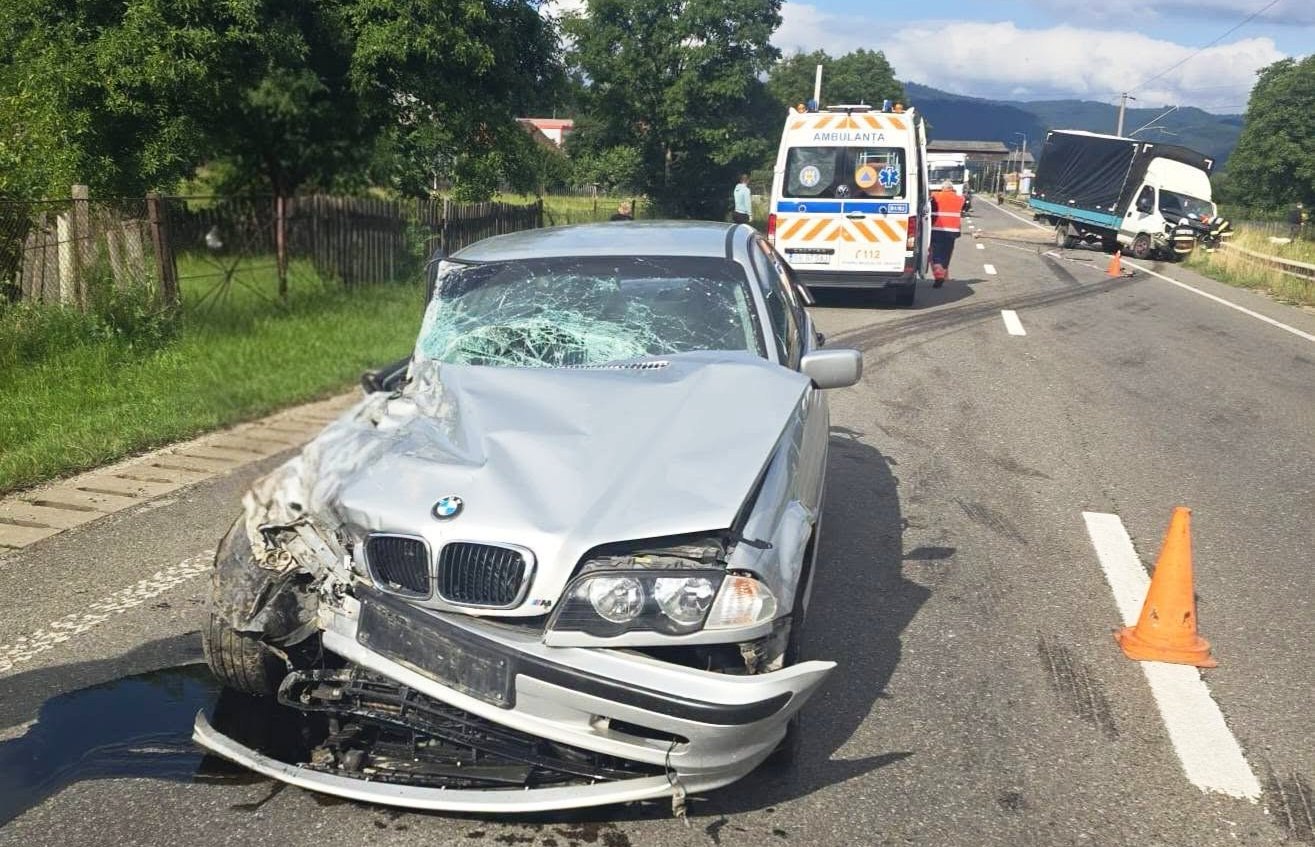 accident bmw iveco frasin