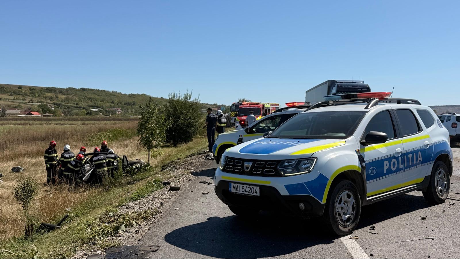 Șofer de 45 de ani mort în accidentul de pe drumul Botoșani–Iași
