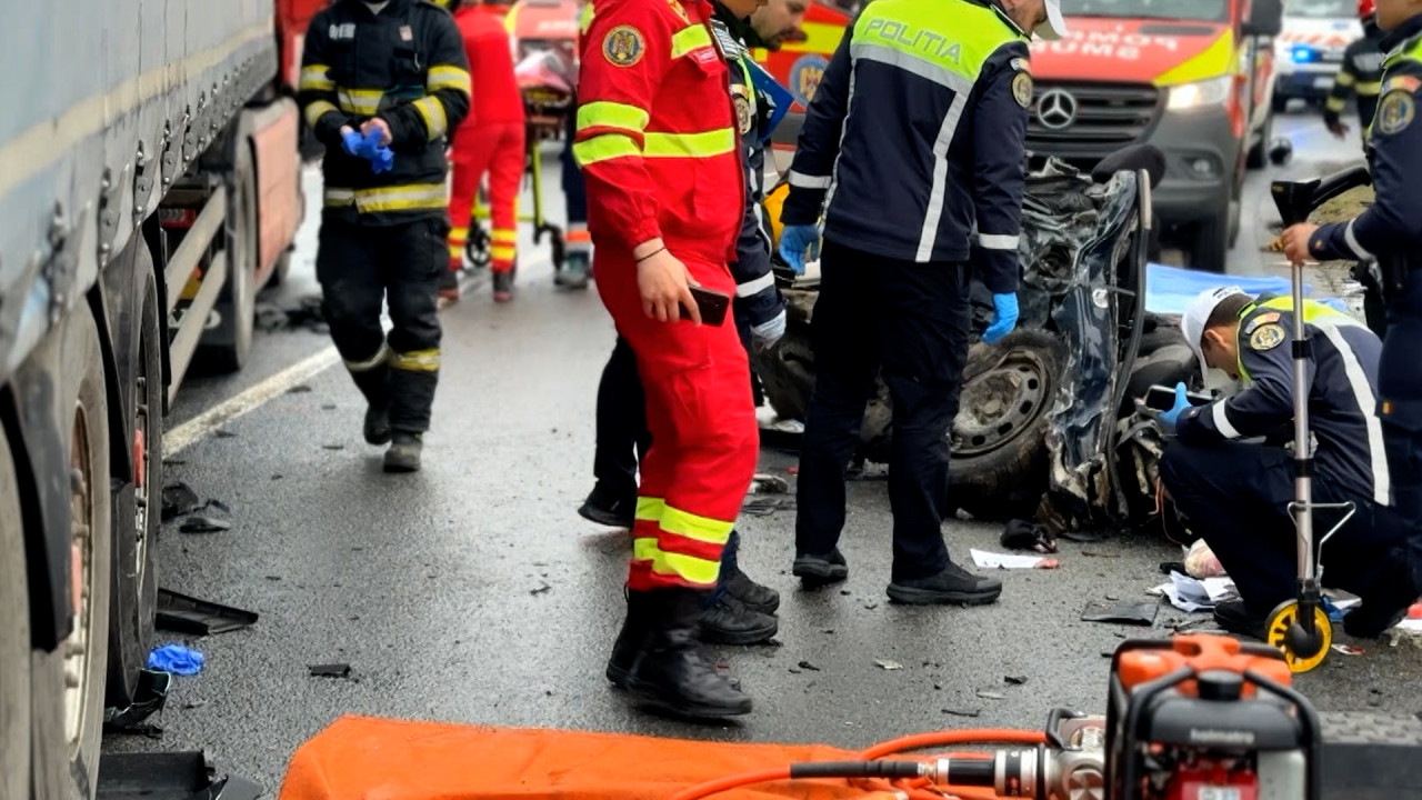 accident Cluj cu cinci morti.