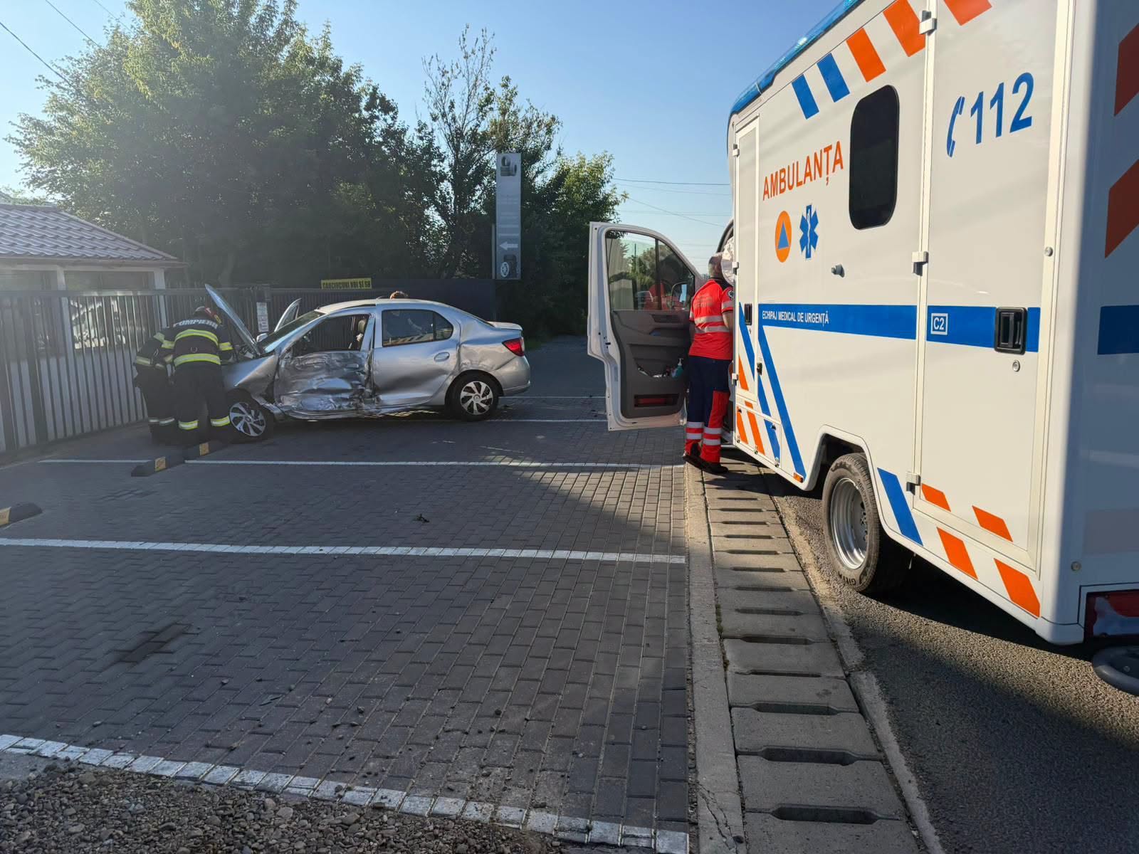 accident cu ambulanta