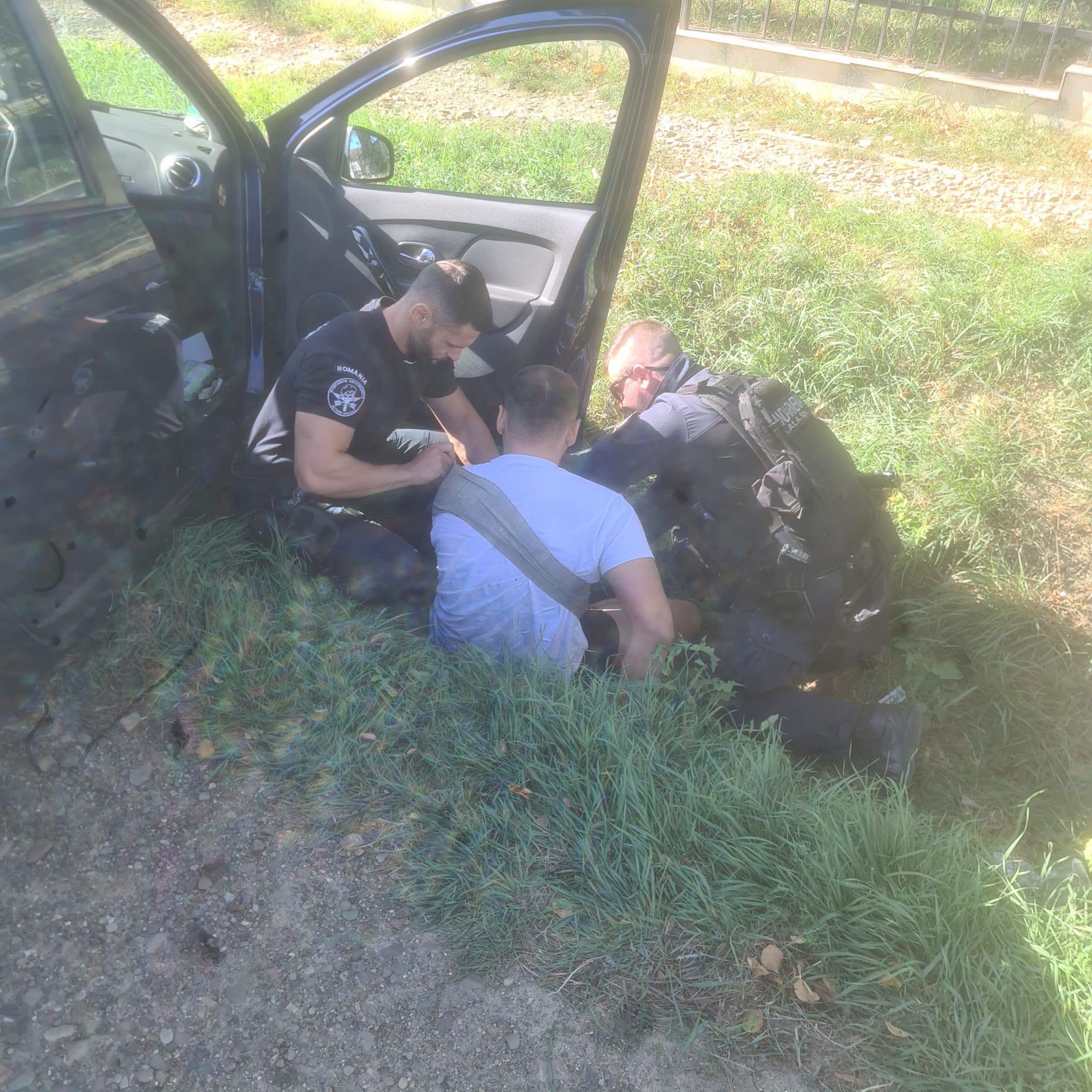 accident cu jandarm implicat