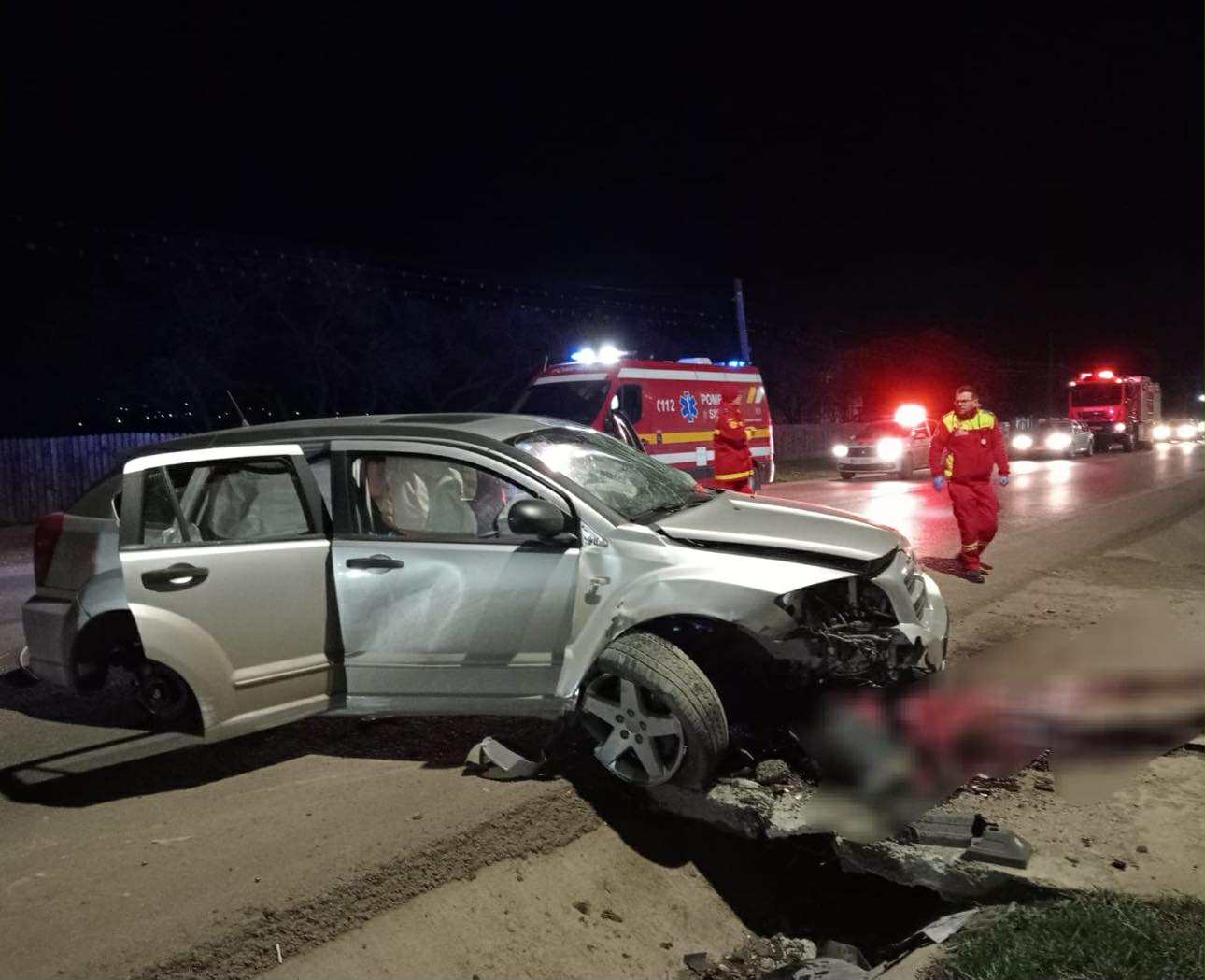 ULTIMA ORĂ: Accident cu 5 oameni răniți la Flămânzi, toți au fost transportați la spital