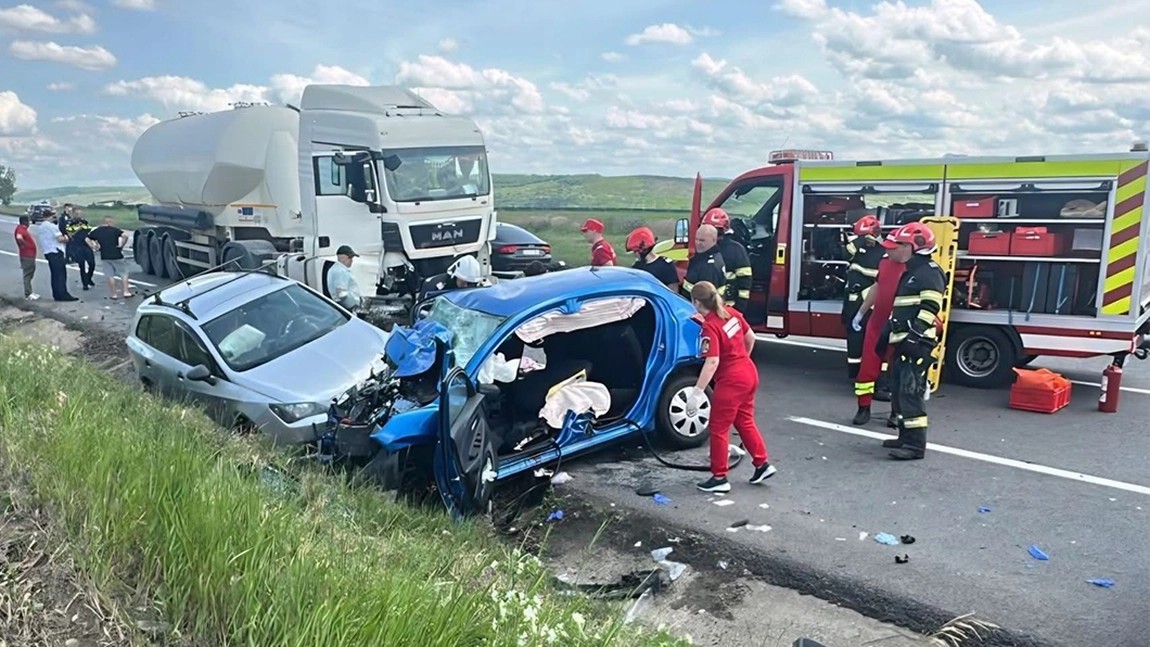 accident grav. cu un barbat inconstient