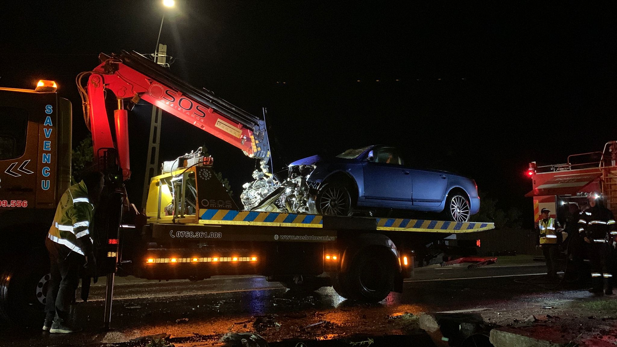 Accident aproape de oraș: Un tânăr băut s-a izbit cu mașina – VIDEO 