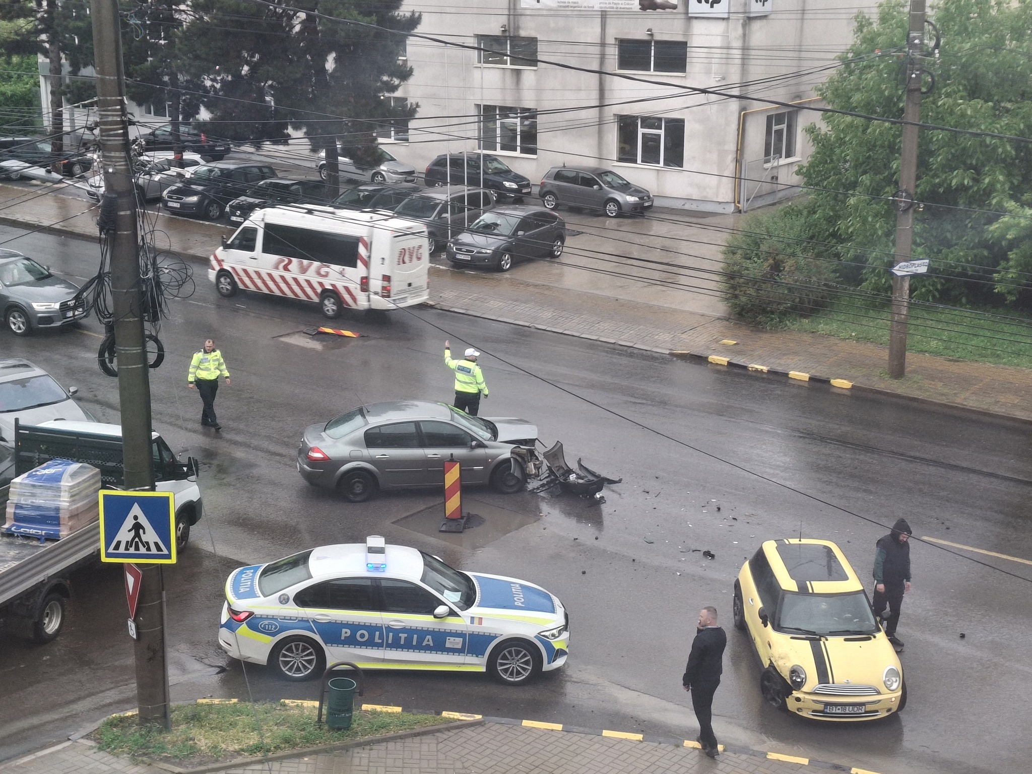 accident in fata politie rutiere
