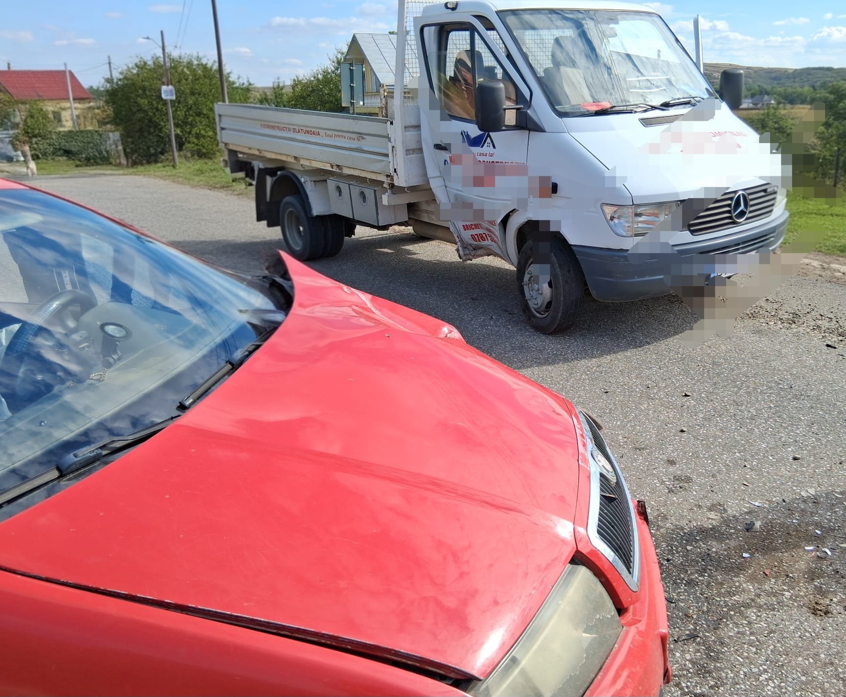 femeie ranita in accident