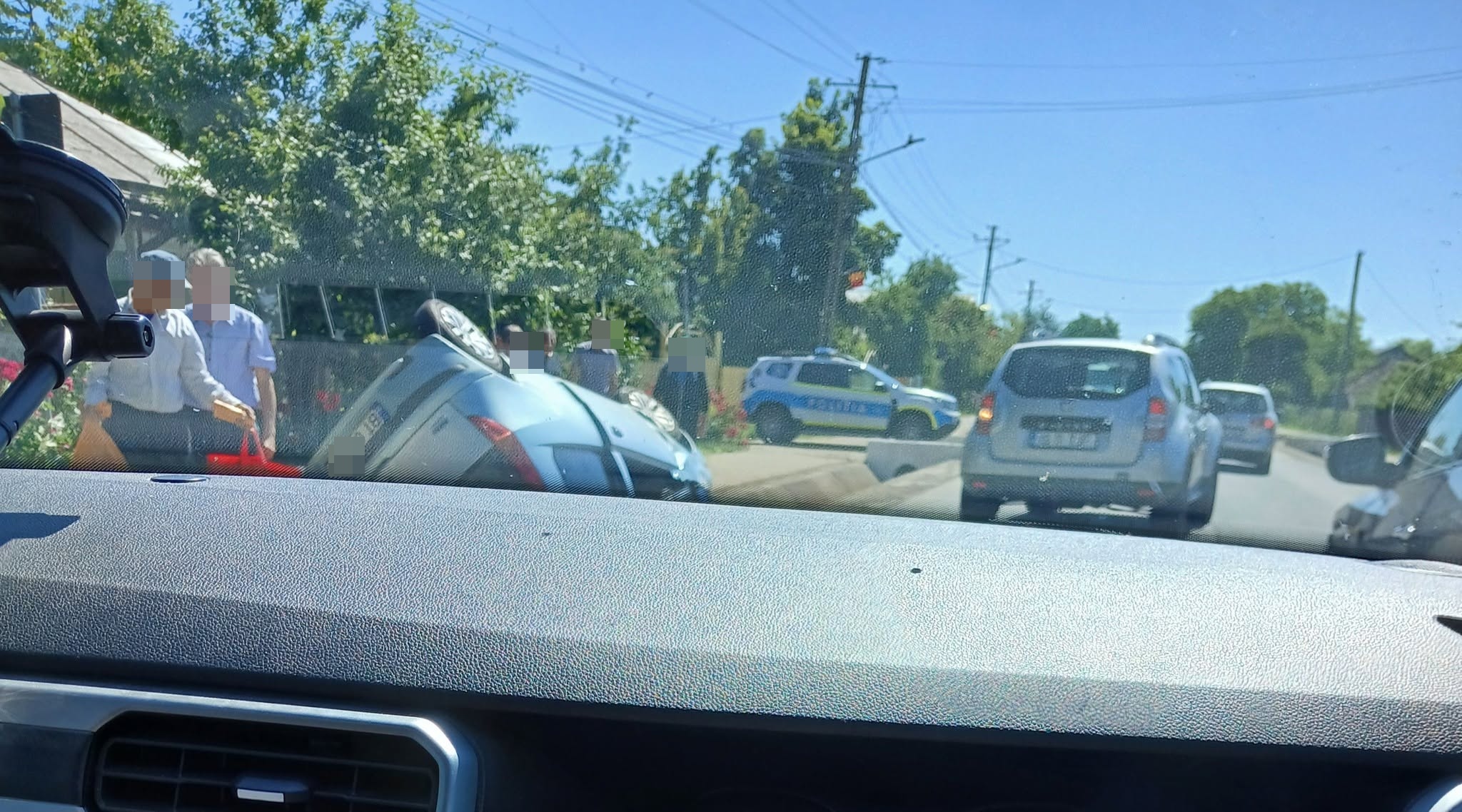 CUM s-a produs accidentul în care a fost implicată o șoferiță din Botoșani 