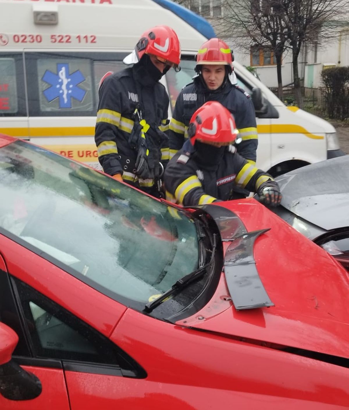 accident pe Octav Onicescu cu doua masini izbite