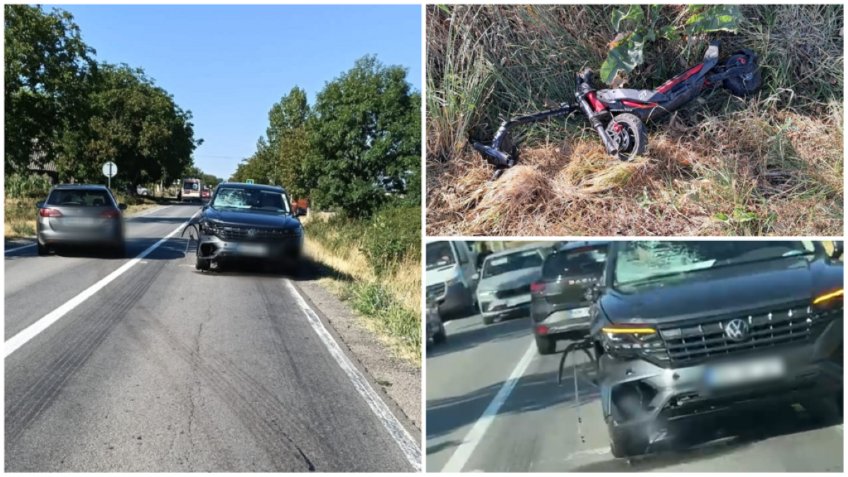 baiat pe trotineta ucis de o masina