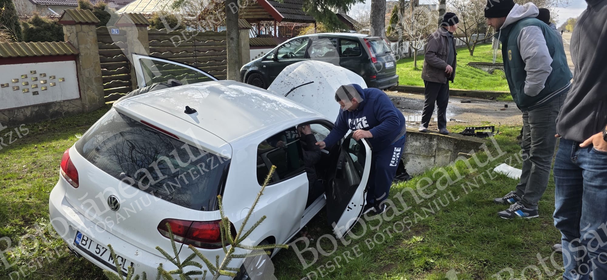 accident violent la Talpa