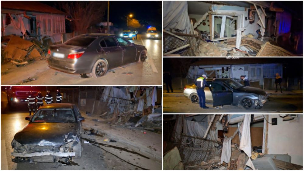 MĂRTURIILE botoșăneanului cu casa distrusă de șoferița beată: Am zis că a pocnit o bombă / Nu știu dacă mai trăiam 