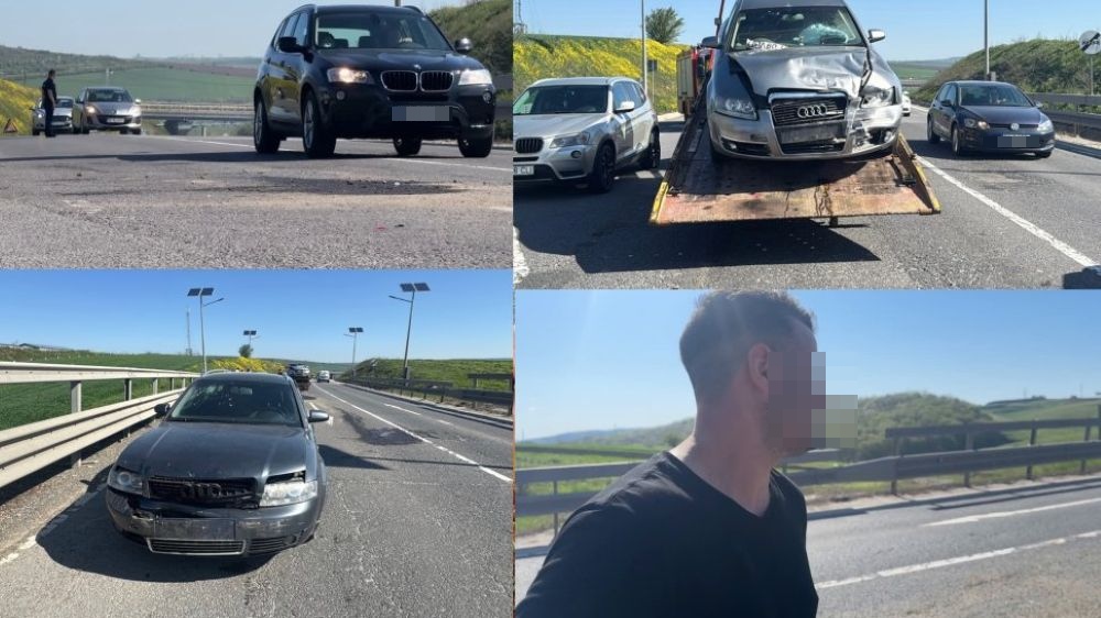 Ciocnire violentă între două mașini, un botoșănean nu a reușit să evite impactul 