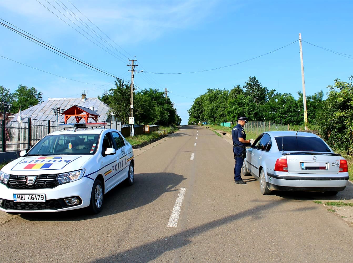 Permise și certificate reținute în urma unei acțiuni a Poliției în Flămânzi