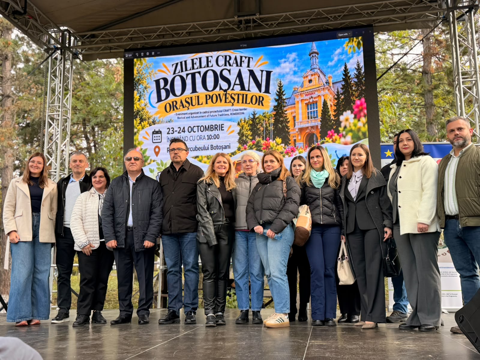 Premieră în Parcul Curcubeului din Botoșani: Scenă de spectacol, ateliere creative și vânătoare de comori, la Zilele CRAFT