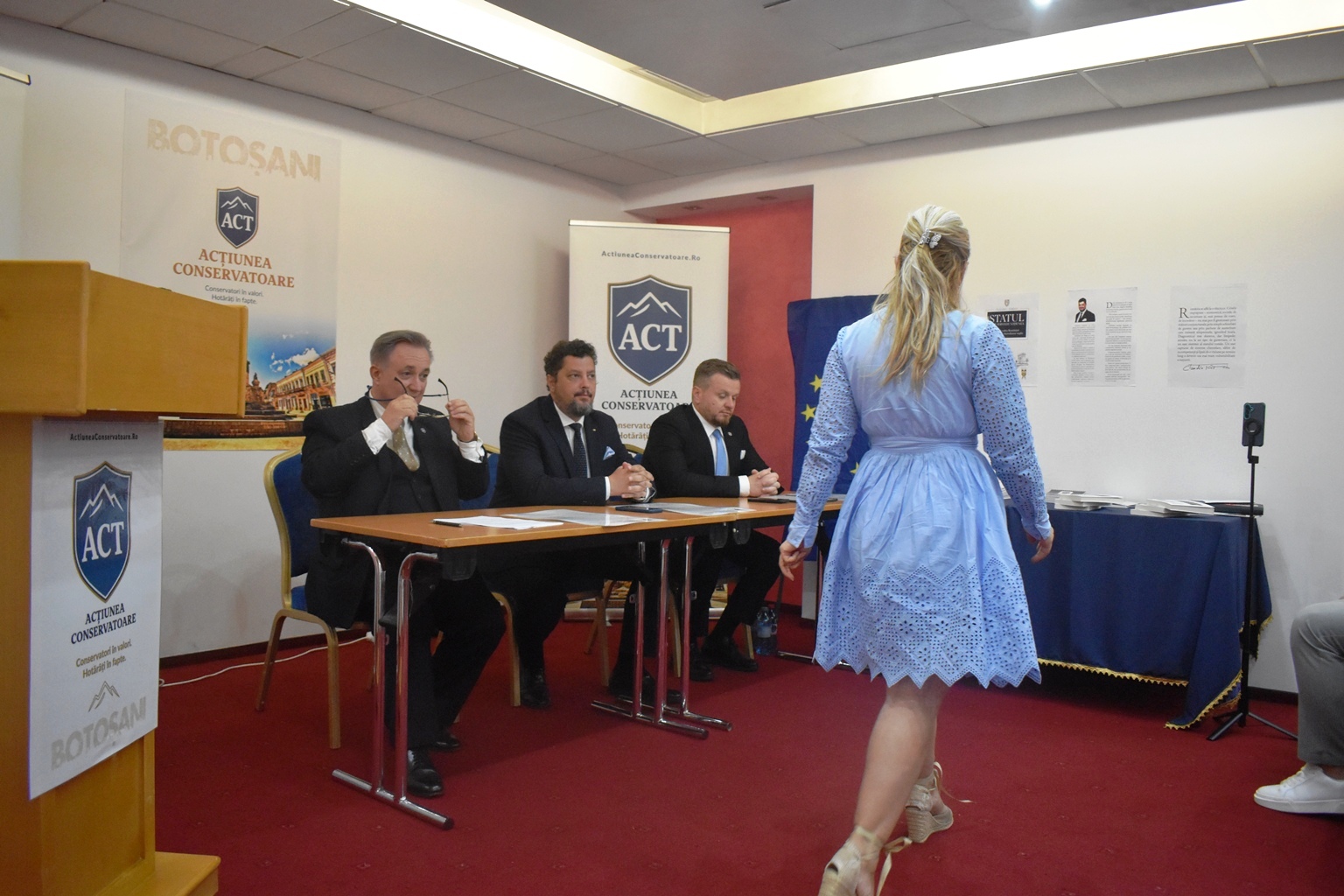 Partid nou prezentat la Botoșani: Soțul președinte, soția primul vicepreședinte – Dacă ar lipsi Ioana, cred că ar trebui să caut încă zece oameni care să o înlocuiască – VIDEO