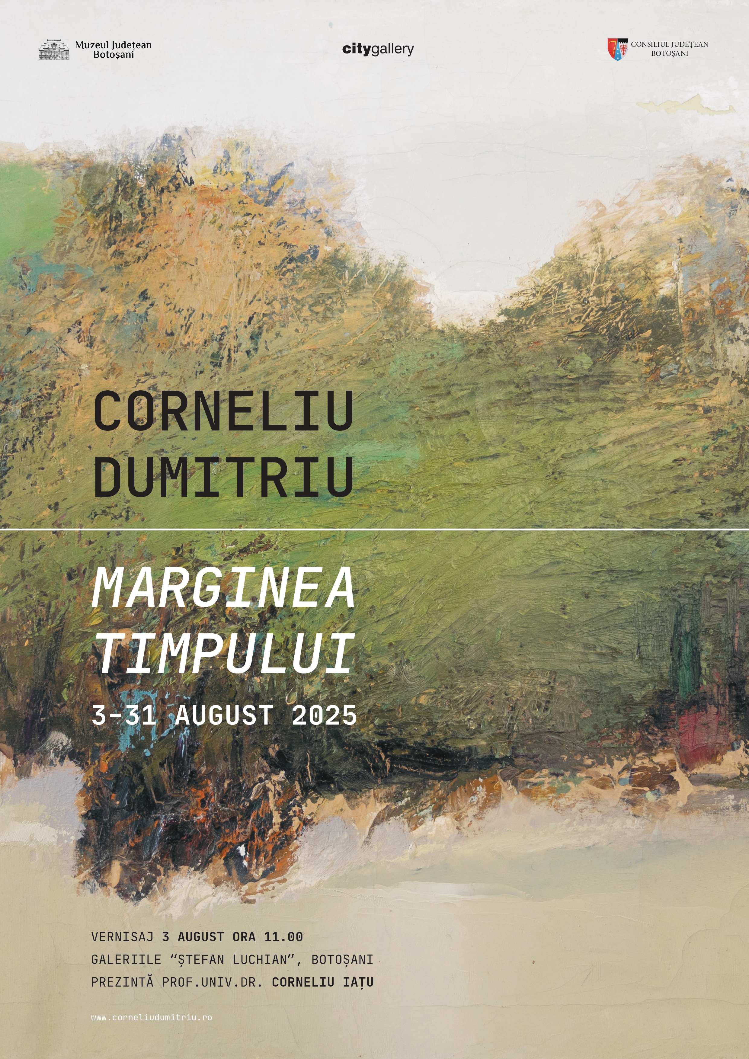 Expoziția „Marginea Timpului” semnată de Corneliu Dumitriu, deschisă la Muzeul Județean Botoșani