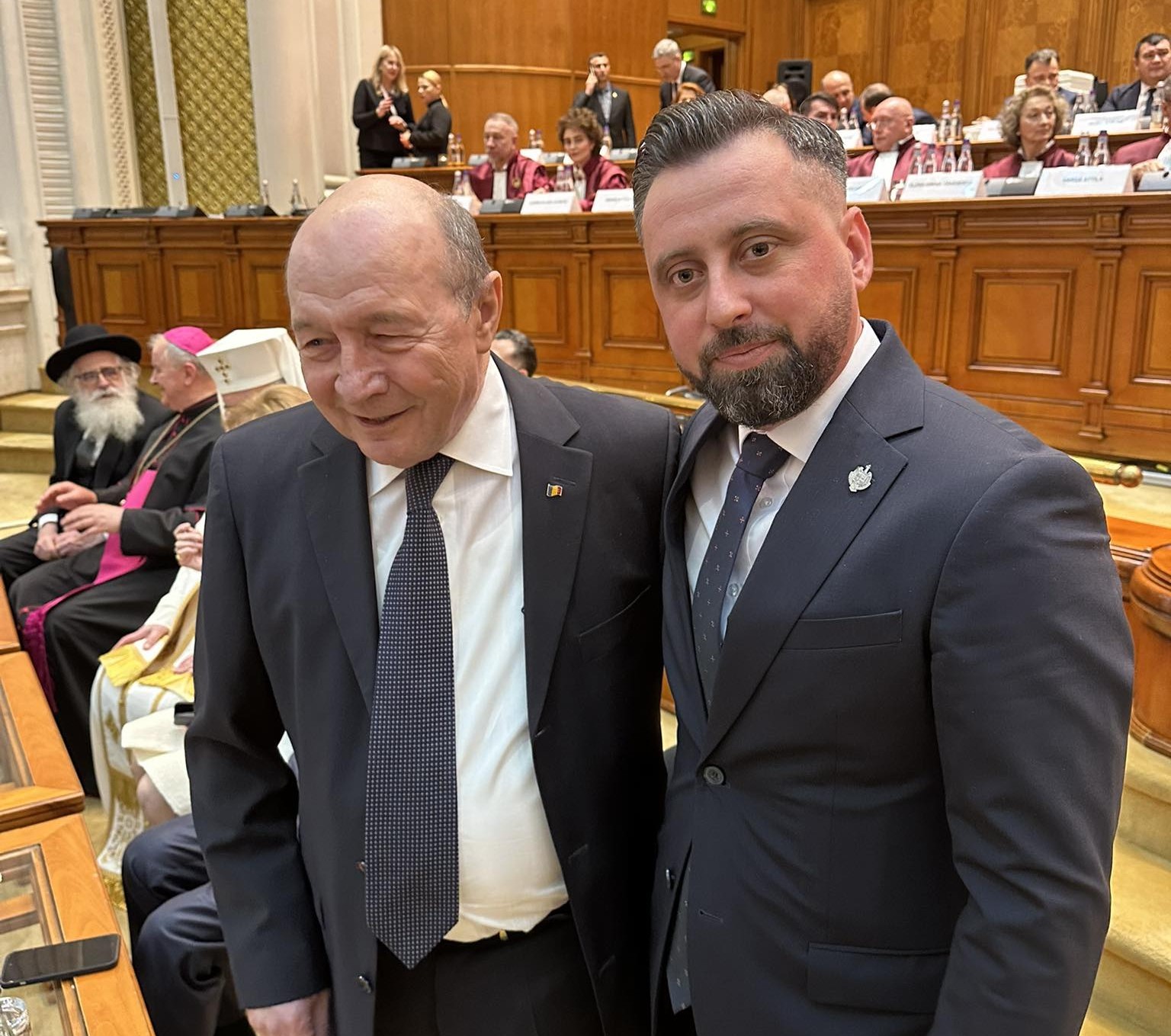 Alexandrin Moiseev si Traian Basescu