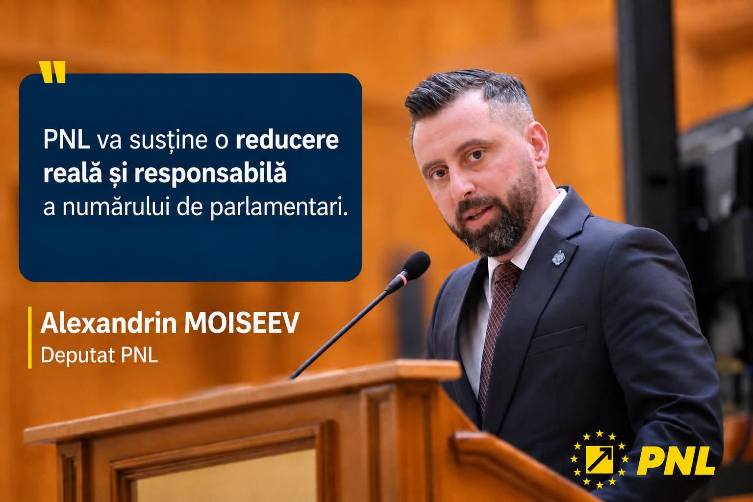 Alexandrin Moiseev vrea mai putini parlamentari