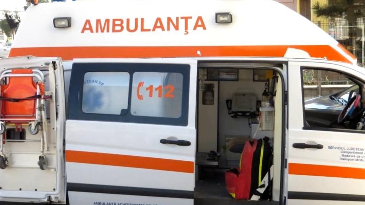 ambulanta la un accident