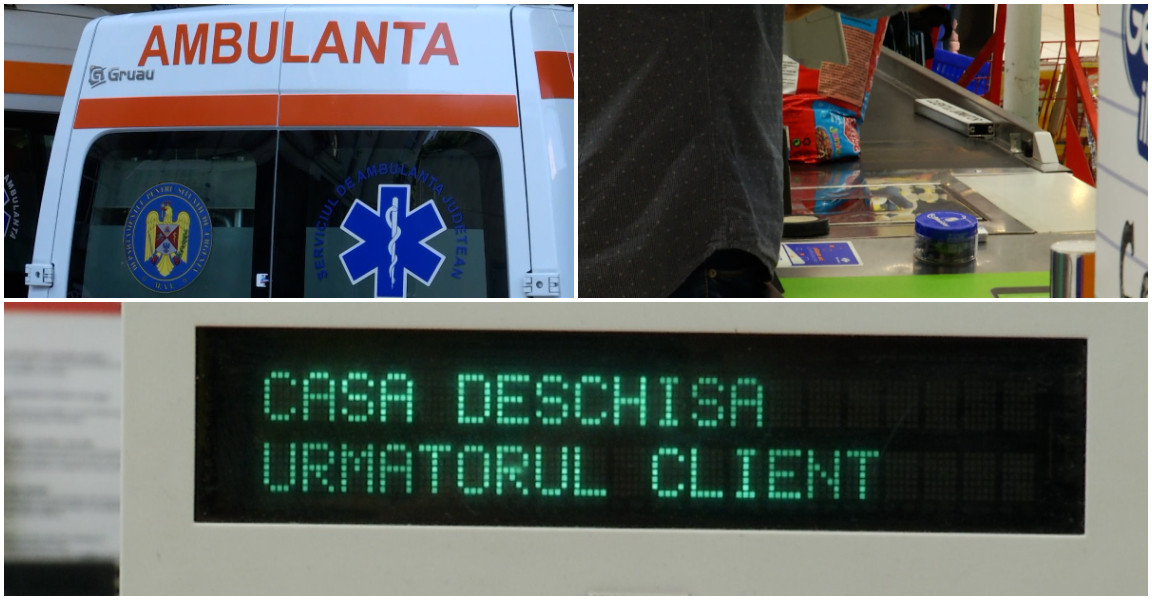 ambulanta moarta la locul de munca.