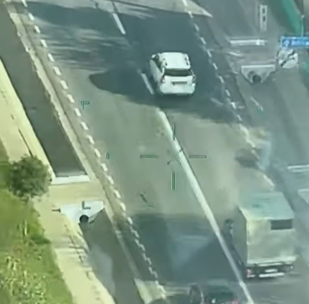 Șoferul surprins de elicopterul Poliției a rămas fără permis