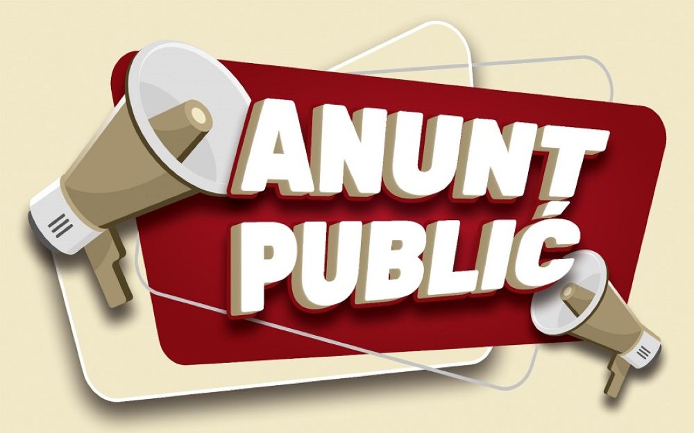 ANUNȚ Primăria Unțeni privind afișarea publică a documentelor tehnice ale cadastrului - sectoarele cadastrale nr. 2, 13, 14, 45