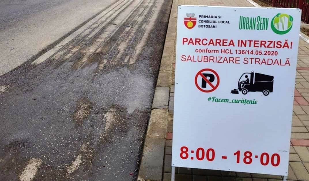 ANUNȚ Urban Serv privind lucrările de salubrizare stradală 
