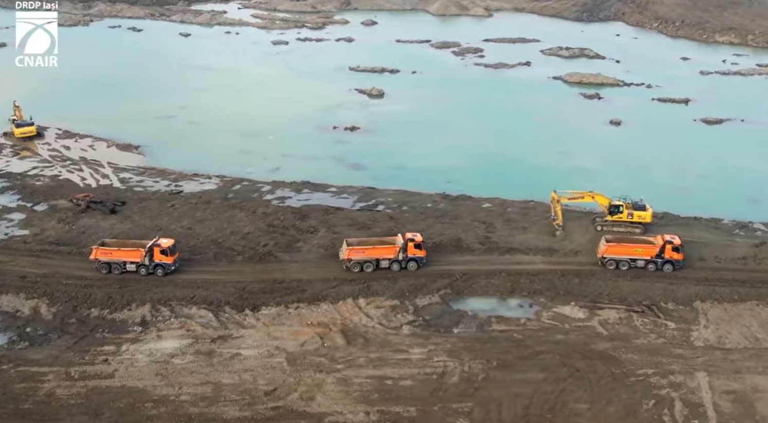 Lucrări în forță pe un tronson din Autostrada Moldovei – VIDEO cu stadiul investiției 