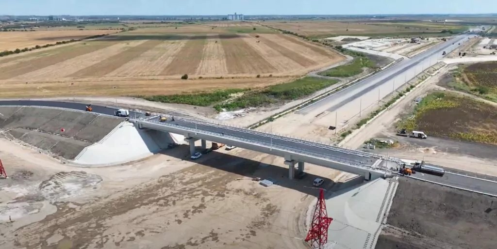 Autostrada Moldovei: VIDEO cu stadiul lucrărilor la lotul al treilea  
