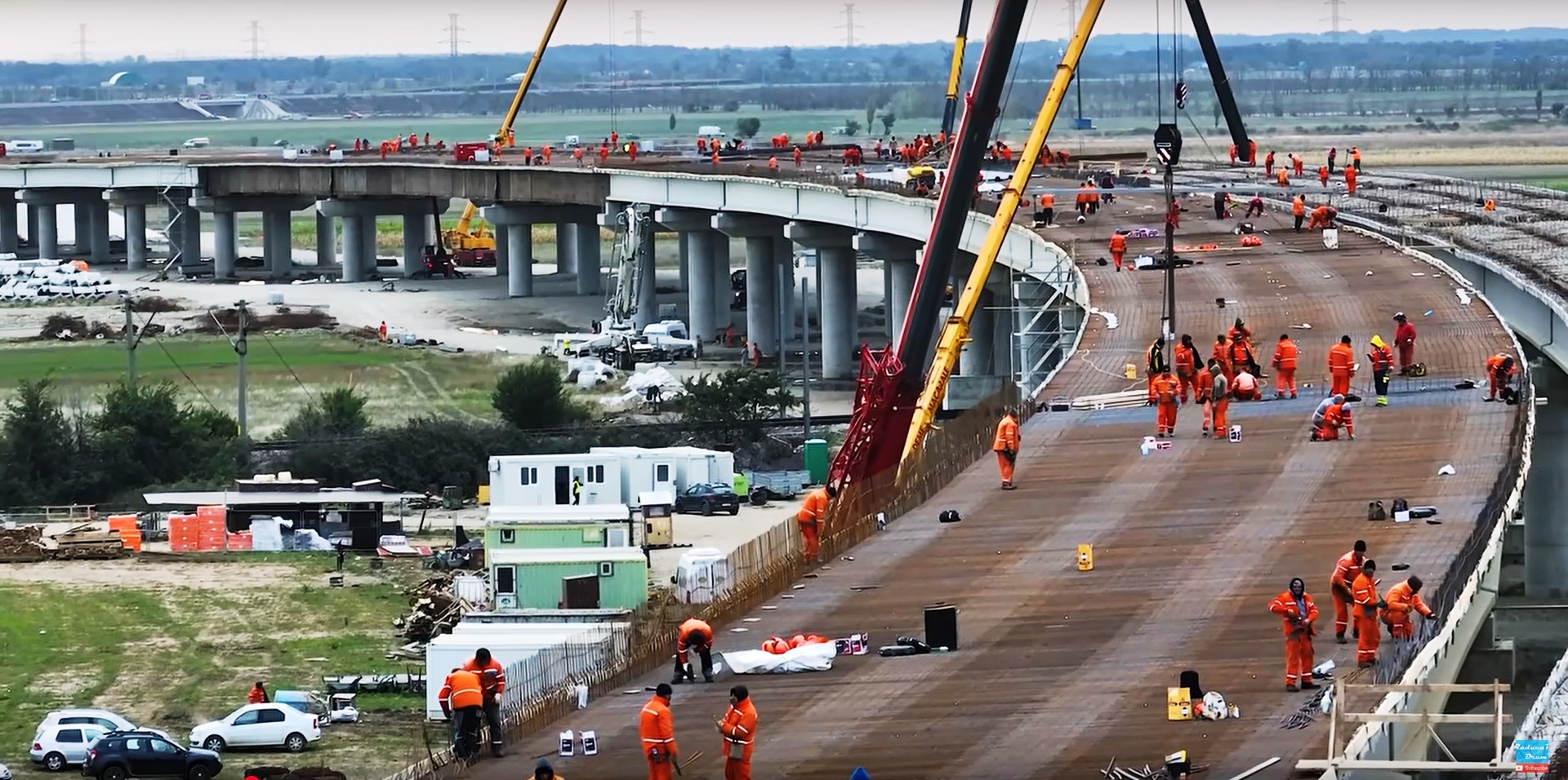 Încă aproape 100 de kilometri din Autostrada Moldovei deschiși până la sfârșitul anului - VIDEO