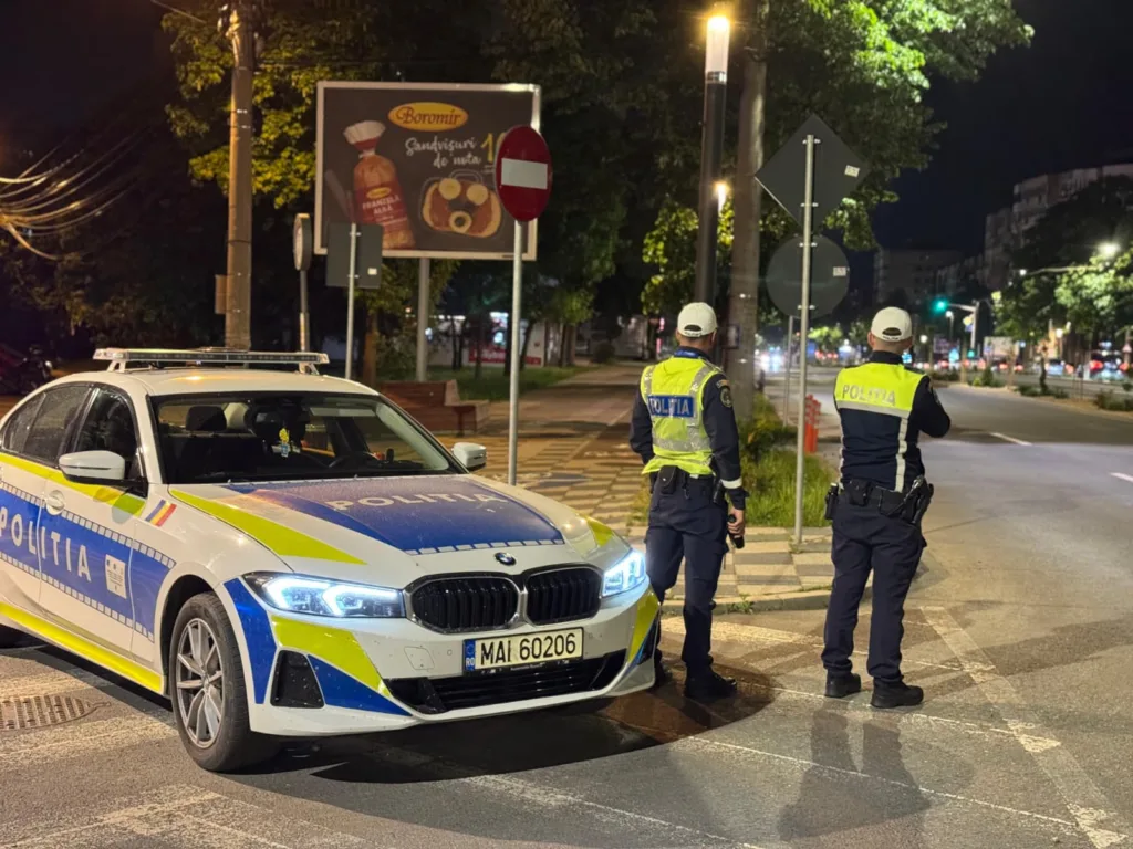 Bărbat beat și fără permis arestat după un control în trafic