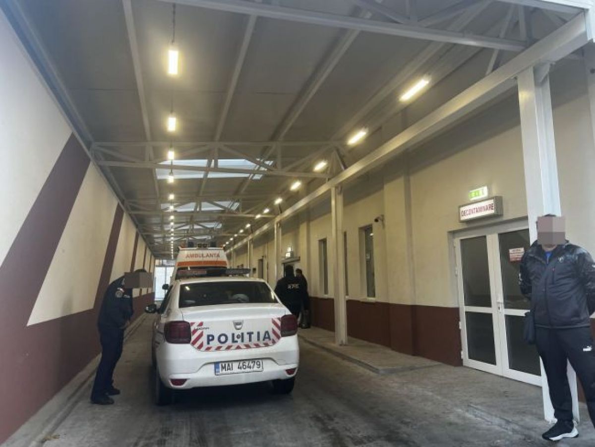 Bărbat ajuns cu Poliția la spital după un control în trafic